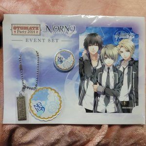 Norn9 Keychain, Pin, Card Otomate Party Event Set
